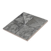 Marbre gris carré céramique carreaux (Côté)