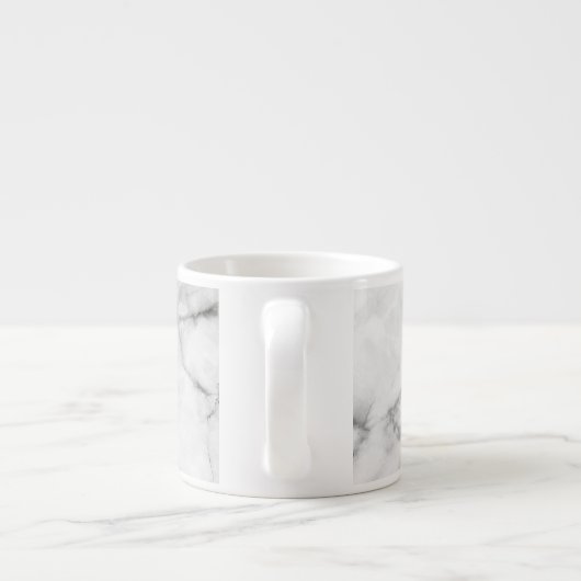 Marbre gris Espresso Mug (Dos)