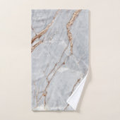 Marbre gris or pierre cool (Serviette à main)