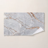 Marbre gris or pierre cool (Serviette à main)