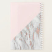 Marbre gris rose Rose moderne à huile d'or | MONOG (Dos)