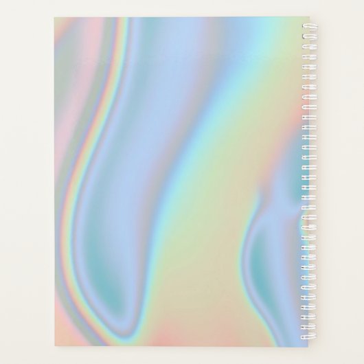 Marbre liquide holographique moderne (Dos)