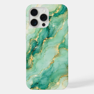 Marbre Luxueux Vert Menthe & Or