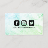 Marbre maquillage cheveux Merci carte de fidélité (Dos)