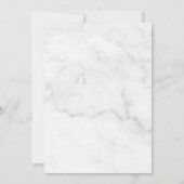 Marbre Mariage géométrique Enregistrer la carte de (Dos)