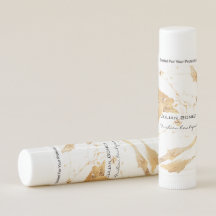 Marbre marron or blanc