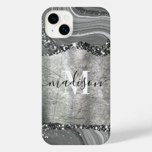 Marbre métallique et argent