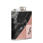 Marbre moderne et Parties scintillant Look Flacon (Droite)