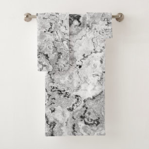 Marbre noir, blanc et gris abstrait