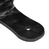 Marbre noir blanc Votre planche à découper personn (Coin)