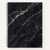 Marbre noir Carnet or (Devant)