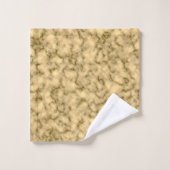 Marbre noir de luxe Monogramme (Gant de toilette)