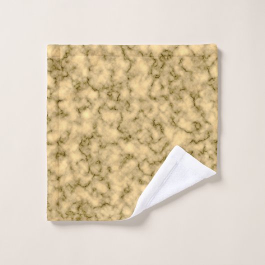 Marbre noir de luxe Monogramme (Gant de toilette)