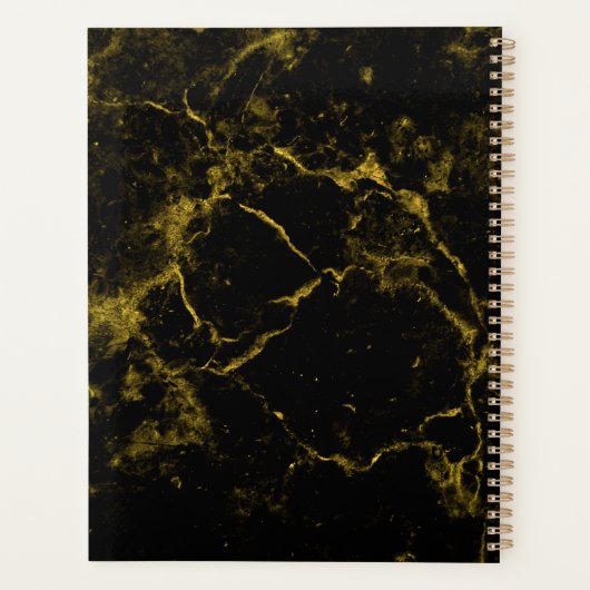 Marbre noir et or (Dos)