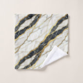 Marbre noir et or de luxe (Gant de toilette)