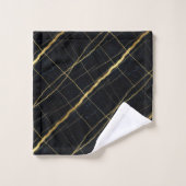 Marbre noir et or de luxe (Gant de toilette)