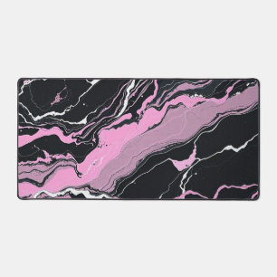 Marbre noir et rose