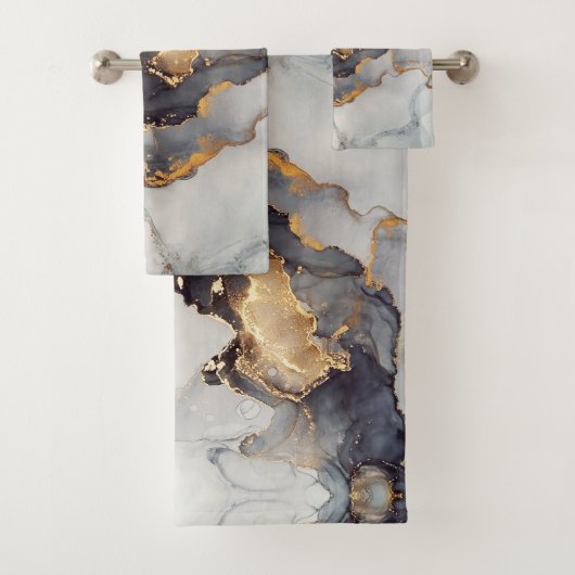 Marbre noir or jolie (En situation)