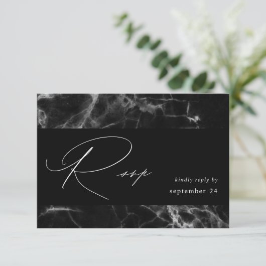 Marbre noir w Repas RSVP (Debout devant)