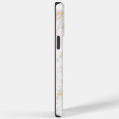 marbre or blanc rose coque iphone (Verso / Droite)