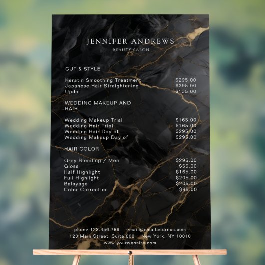 Marbre, Or Noir, Salon (Neutre)