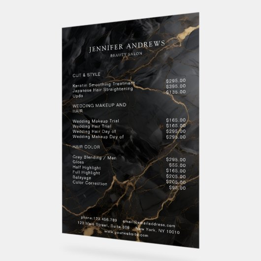 Marbre, Or Noir, Salon (Angle)