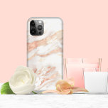 Marbre or Rose élégant<br><div class="desc">Boîtier de téléphone en marbre doré Rose en cuivre élégant. Parfait pour votre esthétique de luxe. Si vous avez besoin d'aide pour la conception ou la mise en correspondance des produits, veuillez nous contacter à l'adresse cedarandstring@gmail.com</div>