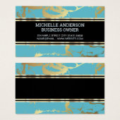 Marbre or turquoise (Devant & derrière)