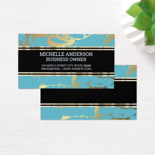 Marbre or turquoise (Bureau)