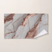 Marbre Pailleté Cuivre Tendance (Serviette à main)