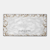 Marbre Parties scintillant or Elegant Motif Nom co (Recto)
