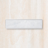 Marbre Pastel Stone Texture Poignée Nom Plaque (Devant)