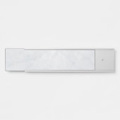 Marbre Pastel Stone Texture Poignée Nom Plaque (Devant)