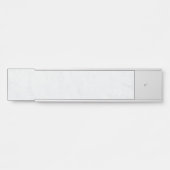 Marbre Pastel Stone Texture Poignée Nom Plaque (Devant)