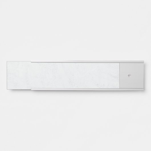 Marbre Pastel Stone Texture Poignée Nom Plaque (Devant)