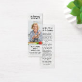 Marbre Photo Poème commémoratif Simple Signet funé (Bureau)