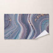 Marbre pourpre et bleu (Serviette à main)