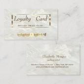 Marbre professionnel moderne, Carte de fidélité ca (Devant / Derrière)