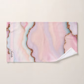 Marbre rose clair Agate Collection moderne (Serviette à main)