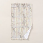 Marbre rose d'ananas d'or de joli en cuivre de (Serviette à main)