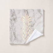 Marbre rose d'ananas d'or de joli en cuivre de (Gant de toilette)
