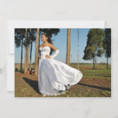 Marbre Rose de Bourgogne Quinceanera Carte de reme (Dos)