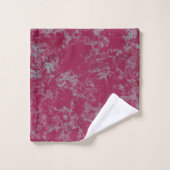 marbre rose et bleu abstrait (Gant de toilette)