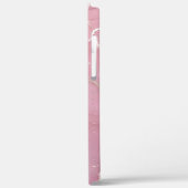 Marbre rose et bleu Coque-Mate coque iphone (Verso / Gauche)