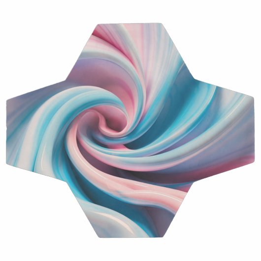 Marbre rose et bleu pastel | (Plat)