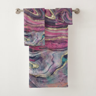 Marbre rose et gris Abstrait
