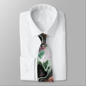 Marbre rose et jade vert cravate (Attaché)