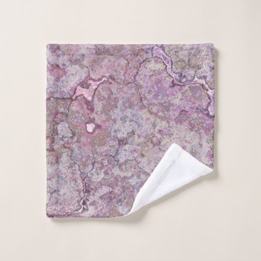 Marbre rose et pourpre (Gant de toilette)