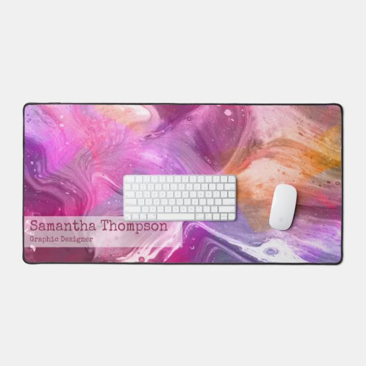 Marbre rose et pourpre Nom et occupation (Clavier et souris)