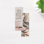 Marbre rose Floral Élégant Écriture Bible Verse (Bureau)